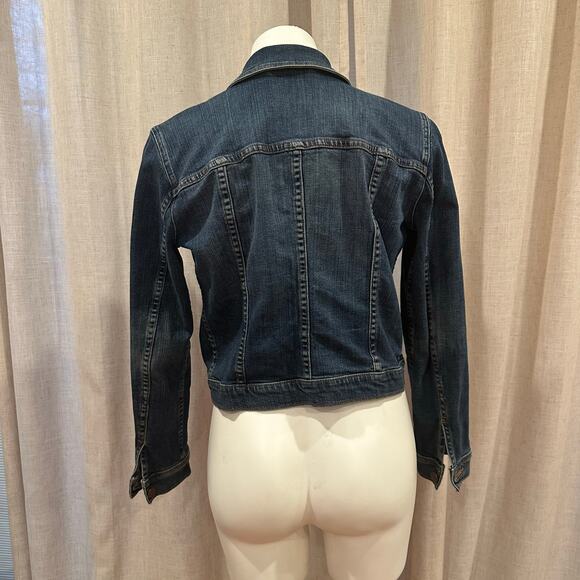 Eileen Fisher Organic Cotton Denim Jean Jacket Sz Small - Picture 7 of 9